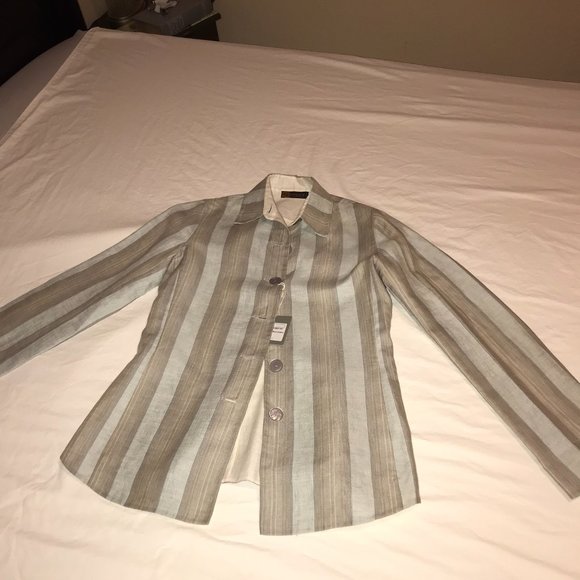 Giorgio's of Palm Beach - Classic Italian Linen Blazer 42 (M). Was $2250. NWT! - Picture 2 of 11